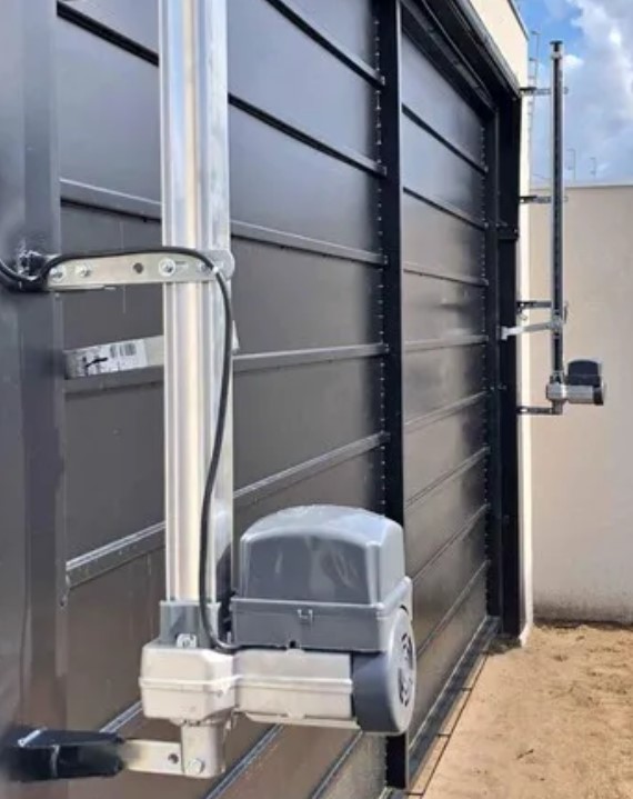 instalação de motor para portão basculante